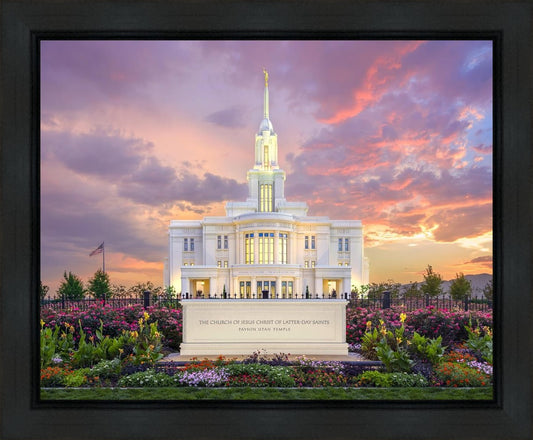 Payson Summer Pastel Sunset Gallery Wrap