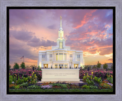 Payson Summer Pastel Sunset Gallery Wrap