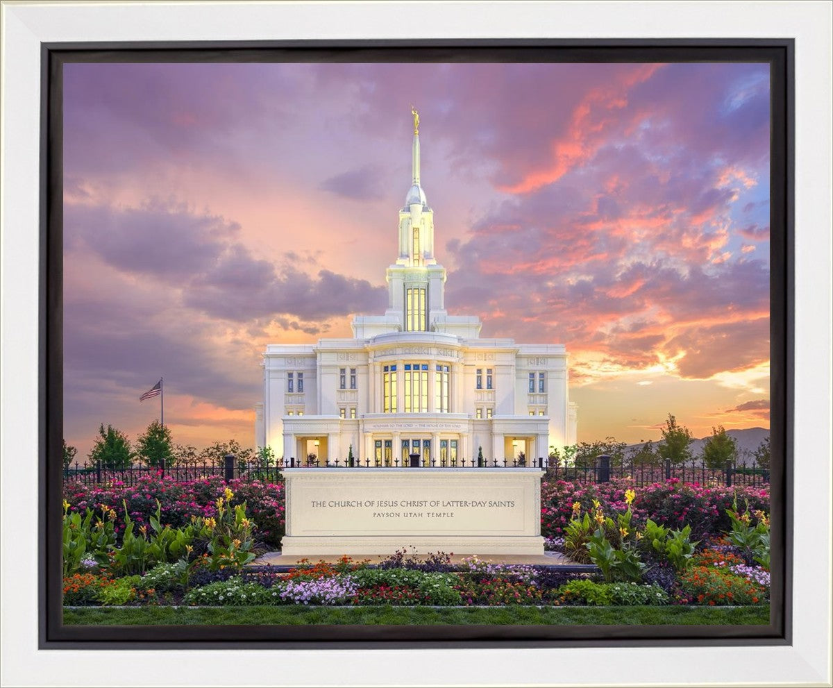 Payson Summer Pastel Sunset Gallery Wrap