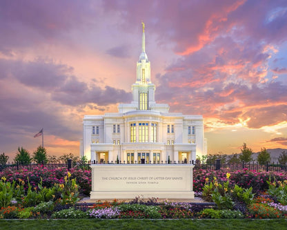 Payson Summer Pastel Sunset Gallery Wrap