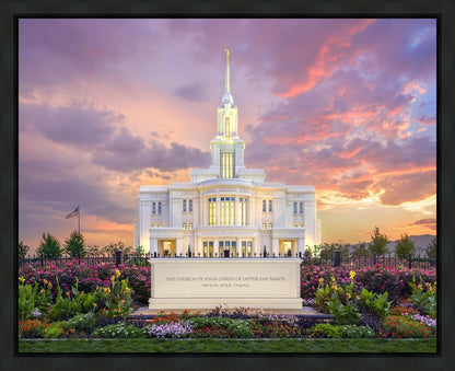 Payson Summer Pastel Sunset Gallery Wrap