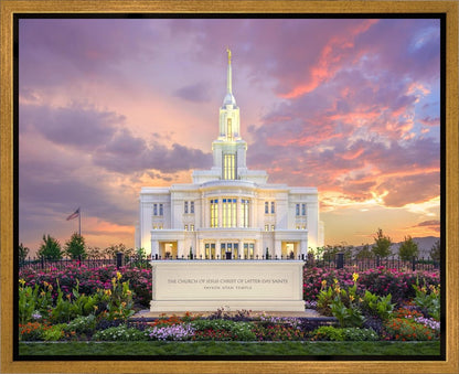 Payson Summer Pastel Sunset Gallery Wrap