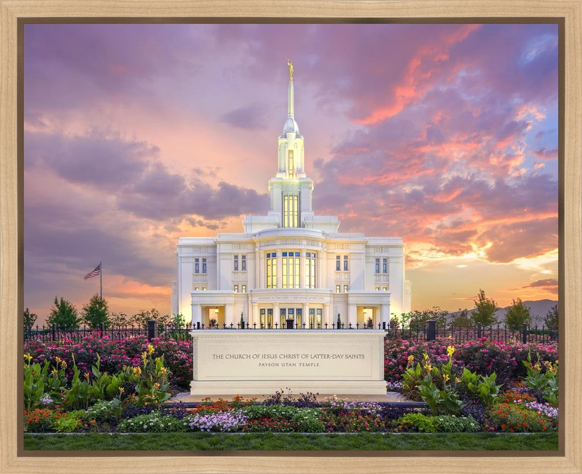 Payson Summer Pastel Sunset Gallery Wrap
