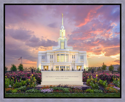 Payson Summer Pastel Sunset Gallery Wrap