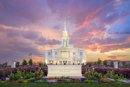 Payson Summer Pastel Sunset Gallery Wrap