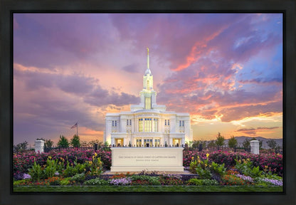 Payson Summer Pastel Sunset Gallery Wrap