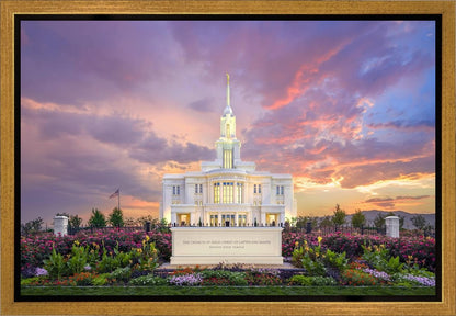 Payson Summer Pastel Sunset Gallery Wrap