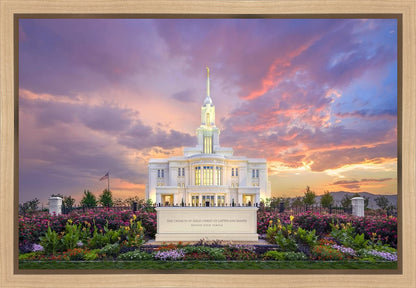 Payson Summer Pastel Sunset Gallery Wrap