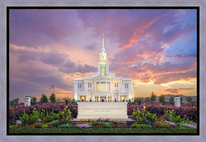 Payson Summer Pastel Sunset Gallery Wrap