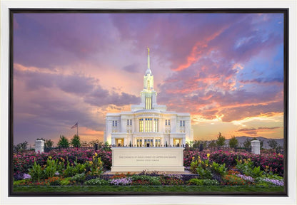 Payson Summer Pastel Sunset Gallery Wrap