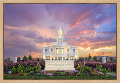 Payson Summer Pastel Sunset Gallery Wrap