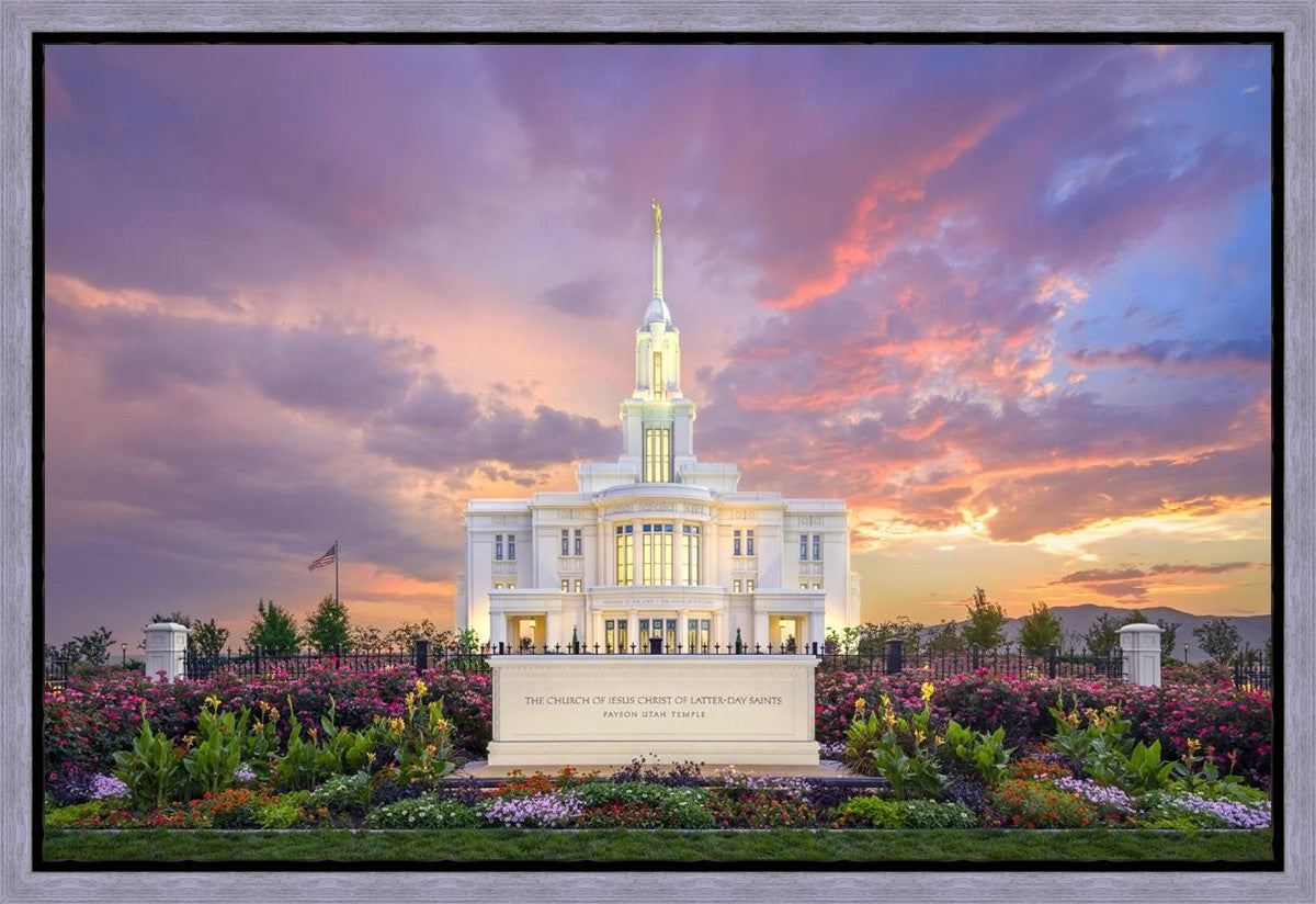 Payson Summer Pastel Sunset Gallery Wrap