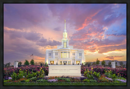 Payson Summer Pastel Sunset Gallery Wrap