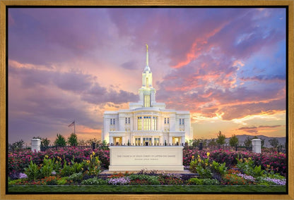 Payson Summer Pastel Sunset Gallery Wrap