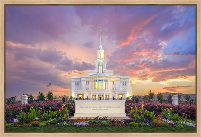 Payson Summer Pastel Sunset Gallery Wrap