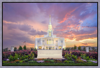 Payson Summer Pastel Sunset Gallery Wrap