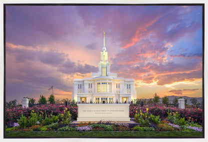 Payson Summer Pastel Sunset Gallery Wrap