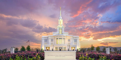 Payson Summer Pastel Sunset Gallery Wrap