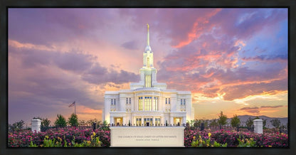 Payson Summer Pastel Sunset Gallery Wrap