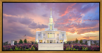 Payson Summer Pastel Sunset Gallery Wrap