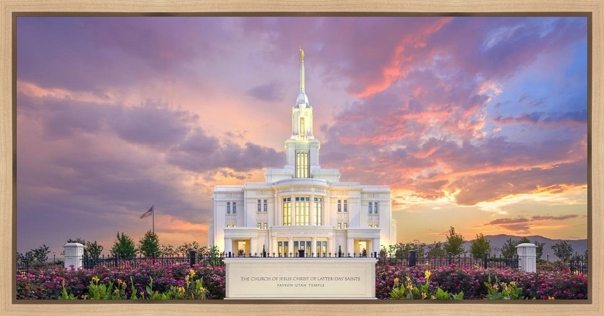 Payson Summer Pastel Sunset Gallery Wrap
