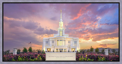 Payson Summer Pastel Sunset Gallery Wrap