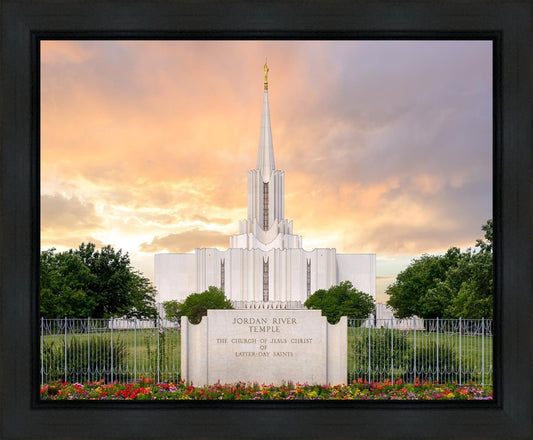 Jordan River Summer Sunset Gallery Wrap
