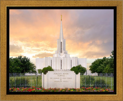 Jordan River Summer Sunset Gallery Wrap