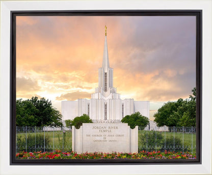 Jordan River Summer Sunset Gallery Wrap