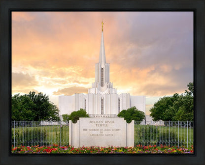 Jordan River Summer Sunset Gallery Wrap