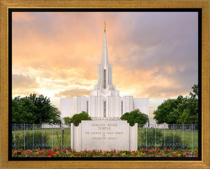 Jordan River Summer Sunset Gallery Wrap