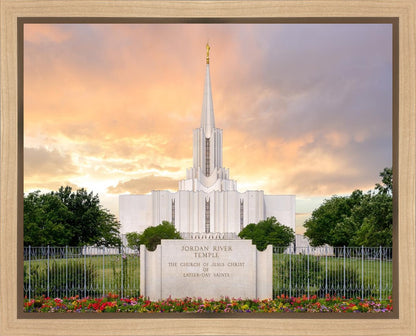 Jordan River Summer Sunset Gallery Wrap