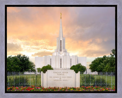 Jordan River Summer Sunset Gallery Wrap