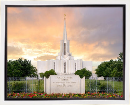 Jordan River Summer Sunset Gallery Wrap