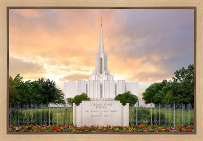 Jordan River Summer Sunset Gallery Wrap