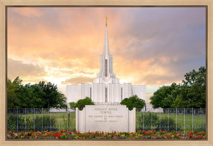 Jordan River Summer Sunset Gallery Wrap