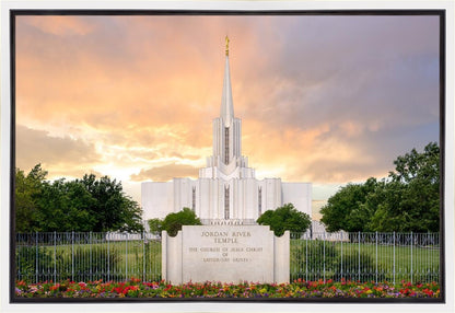 Jordan River Summer Sunset Gallery Wrap