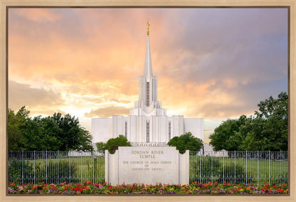 Jordan River Summer Sunset Gallery Wrap