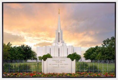 Jordan River Summer Sunset Gallery Wrap