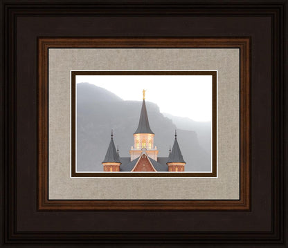 Provo City Center Morning Fog