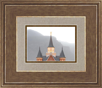 Provo City Center Morning Fog