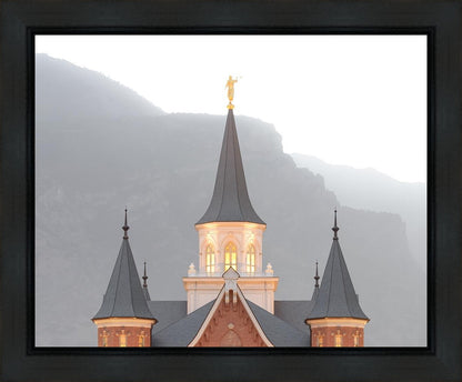 Provo City Center Morning Fog Gallery Wrap