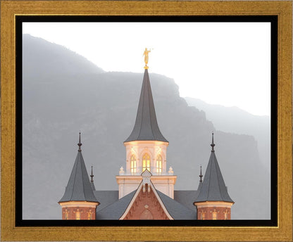 Provo City Center Morning Fog Gallery Wrap