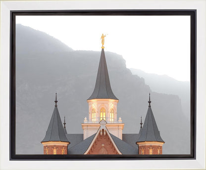 Provo City Center Morning Fog Gallery Wrap