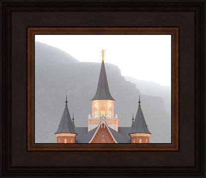 Provo City Center Morning Fog