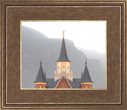 Provo City Center Morning Fog