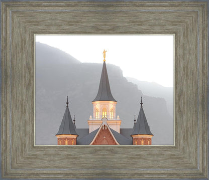 Provo City Center Morning Fog