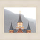 Provo City Center Morning Fog