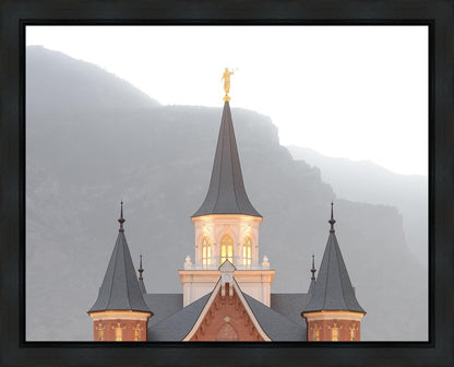 Provo City Center Morning Fog Gallery Wrap