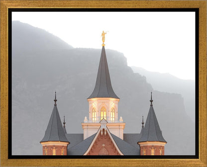 Provo City Center Morning Fog Gallery Wrap